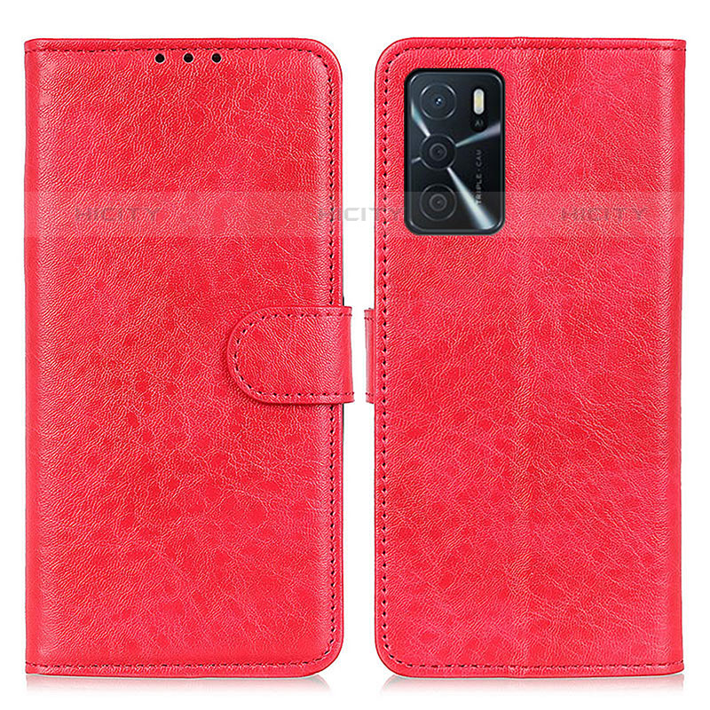 Handytasche Stand Schutzhülle Flip Leder Hülle A04D für Oppo A54s Rot