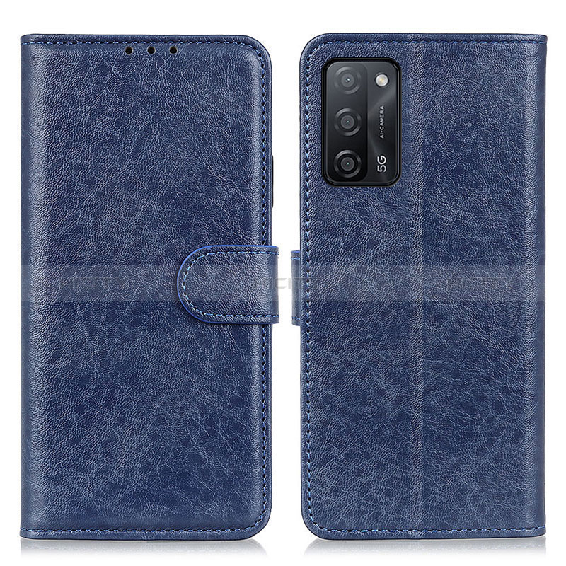 Handytasche Stand Schutzhülle Flip Leder Hülle A04D für Oppo A56 5G Blau