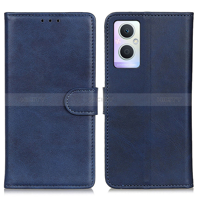 Handytasche Stand Schutzhülle Flip Leder Hülle A04D für Oppo A96 5G Blau