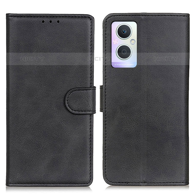 Handytasche Stand Schutzhülle Flip Leder Hülle A04D für Oppo F21 Pro 5G Schwarz