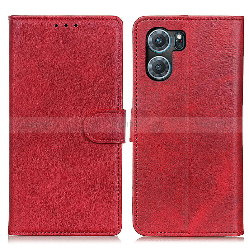 Handytasche Stand Schutzhülle Flip Leder Hülle A04D für Oppo K10 5G Rot