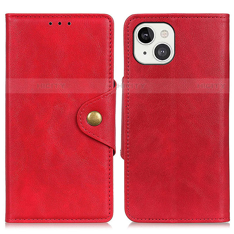 Handytasche Stand Schutzhülle Flip Leder Hülle A05 für Apple iPhone 14 Plus Rot