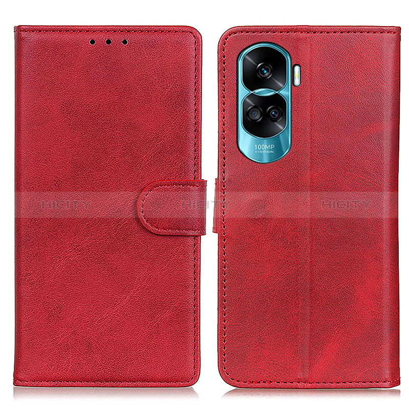 Handytasche Stand Schutzhülle Flip Leder Hülle A05D für Huawei Honor 90 Lite 5G Rot