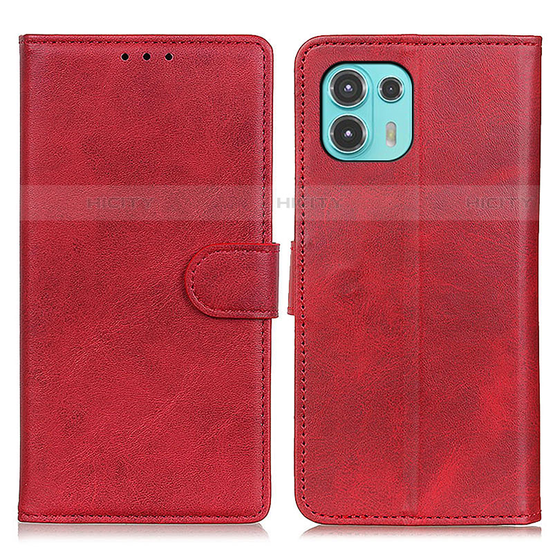 Handytasche Stand Schutzhülle Flip Leder Hülle A05D für Motorola Moto Edge 20 Lite 5G Rot