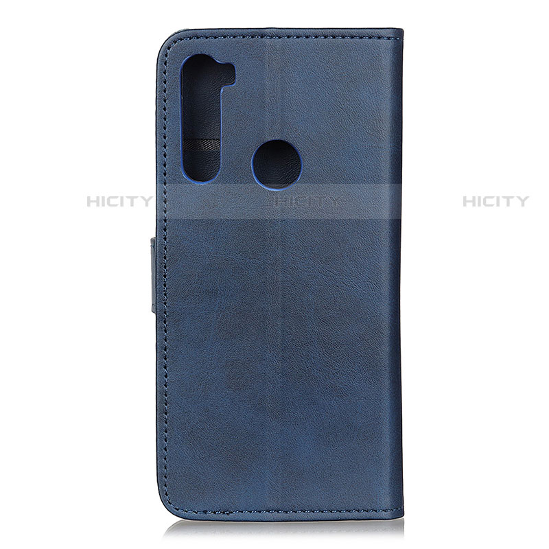 Handytasche Stand Schutzhülle Flip Leder Hülle A05D für Motorola Moto One Fusion Plus Blau