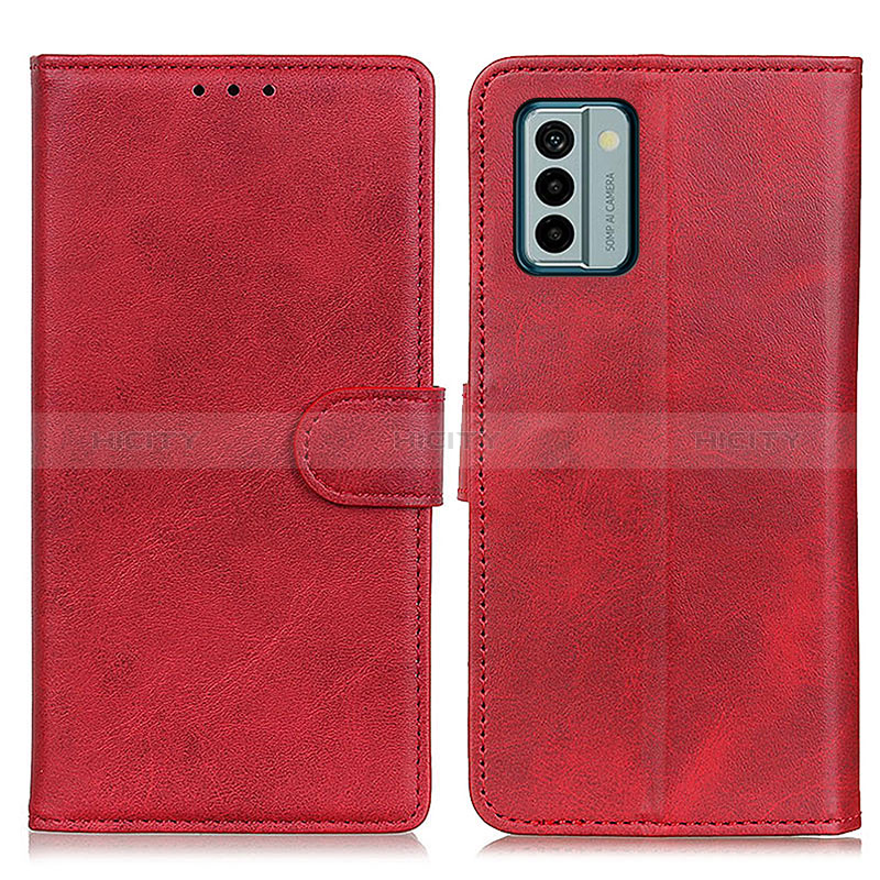 Handytasche Stand Schutzhülle Flip Leder Hülle A05D für Nokia G22 Rot Plus