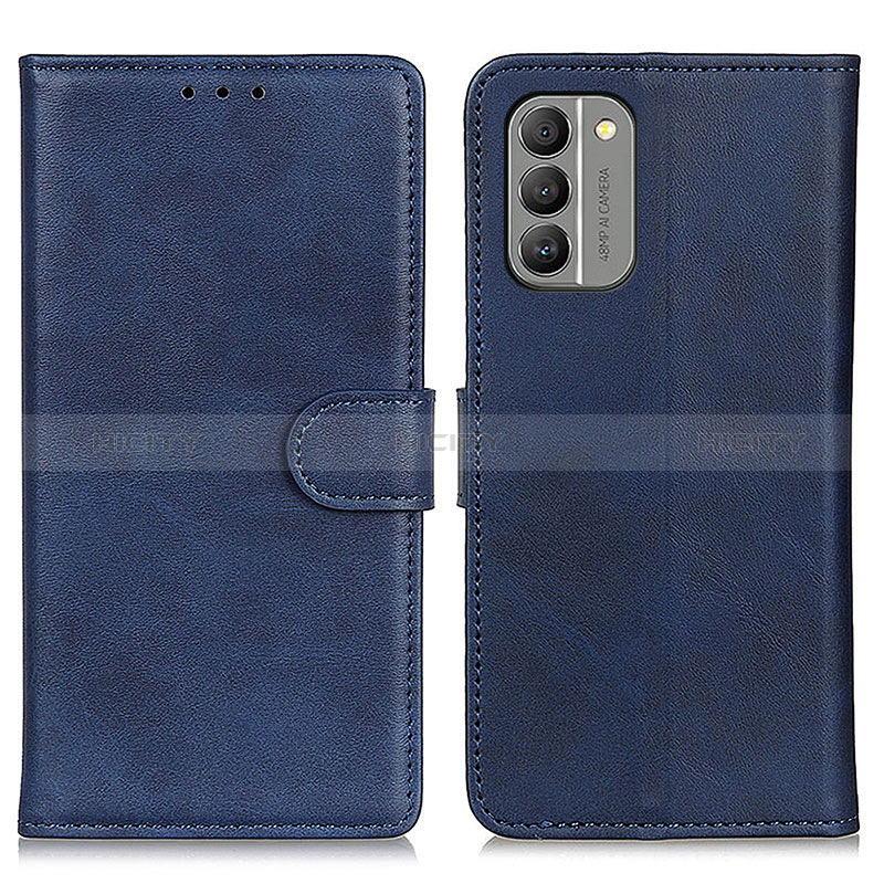 Handytasche Stand Schutzhülle Flip Leder Hülle A05D für Nokia G400 5G Blau Plus