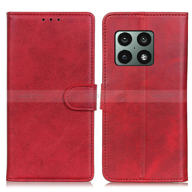 Handytasche Stand Schutzhülle Flip Leder Hülle A05D für OnePlus 10 Pro 5G Rot Plus