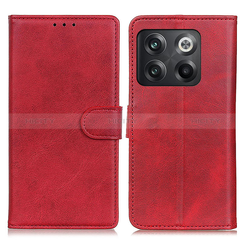 Handytasche Stand Schutzhülle Flip Leder Hülle A05D für OnePlus 10T 5G Rot