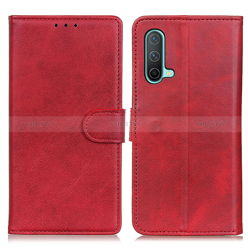 Handytasche Stand Schutzhülle Flip Leder Hülle A05D für OnePlus Nord CE 5G Rot Plus