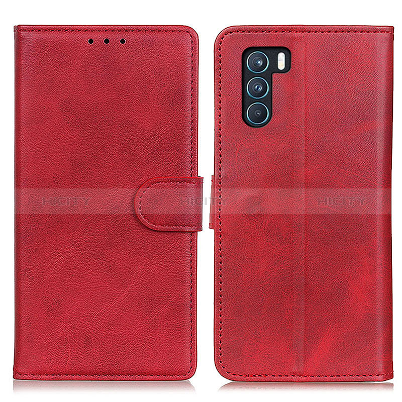 Handytasche Stand Schutzhülle Flip Leder Hülle A05D für Oppo K9 Pro 5G Rot