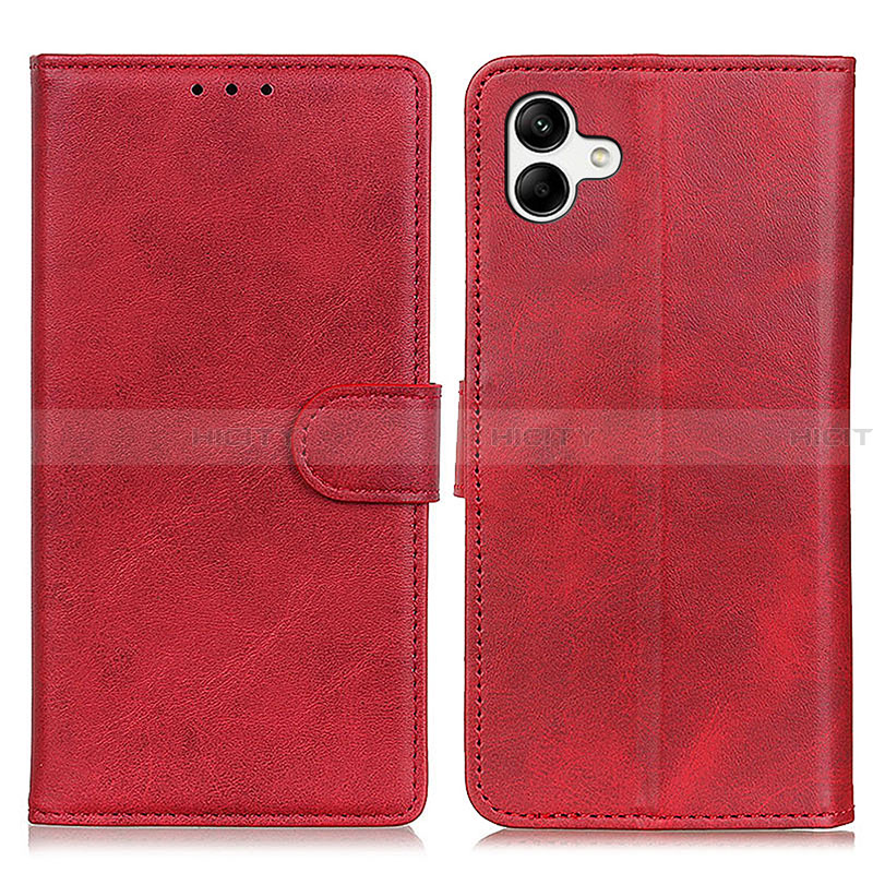 Handytasche Stand Schutzhülle Flip Leder Hülle A05D für Samsung Galaxy A05 Rot Plus