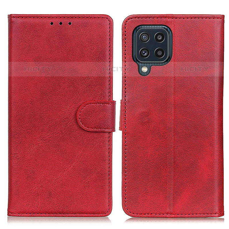 Handytasche Stand Schutzhülle Flip Leder Hülle A05D für Samsung Galaxy M32 4G Rot