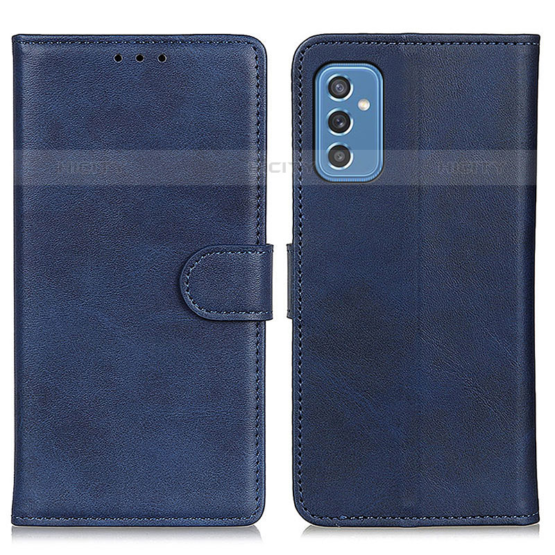 Handytasche Stand Schutzhülle Flip Leder Hülle A05D für Samsung Galaxy M52 5G Blau