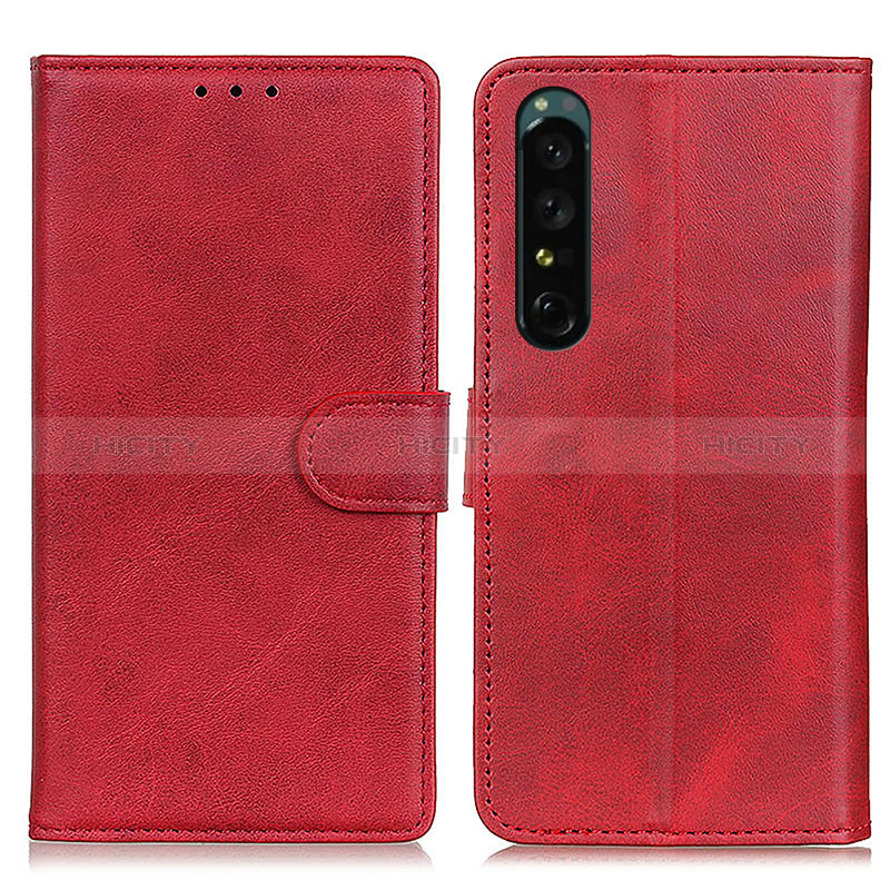 Handytasche Stand Schutzhülle Flip Leder Hülle A05D für Sony Xperia 1 IV SO-51C groß