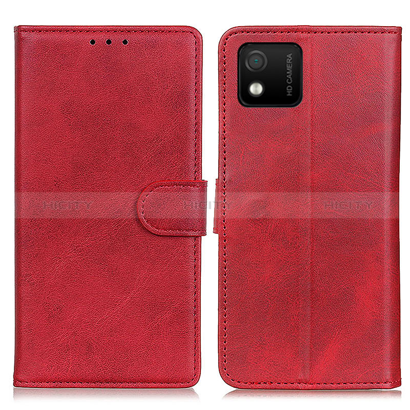 Handytasche Stand Schutzhülle Flip Leder Hülle A05D für Wiko Y52 Rot