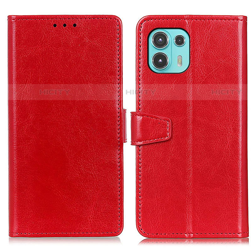 Handytasche Stand Schutzhülle Flip Leder Hülle A06D für Motorola Moto Edge 20 Lite 5G Rot