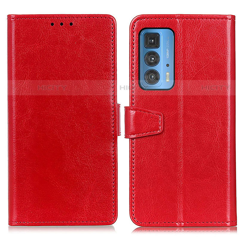 Handytasche Stand Schutzhülle Flip Leder Hülle A06D für Motorola Moto Edge 20 Pro 5G Rot