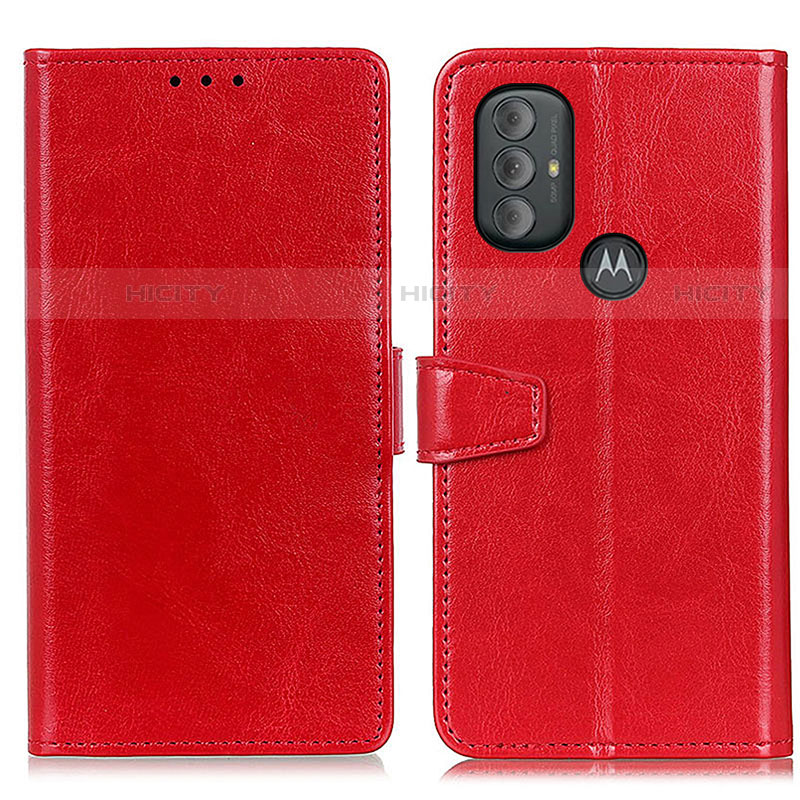 Handytasche Stand Schutzhülle Flip Leder Hülle A06D für Motorola Moto G Play Gen 2 Rot