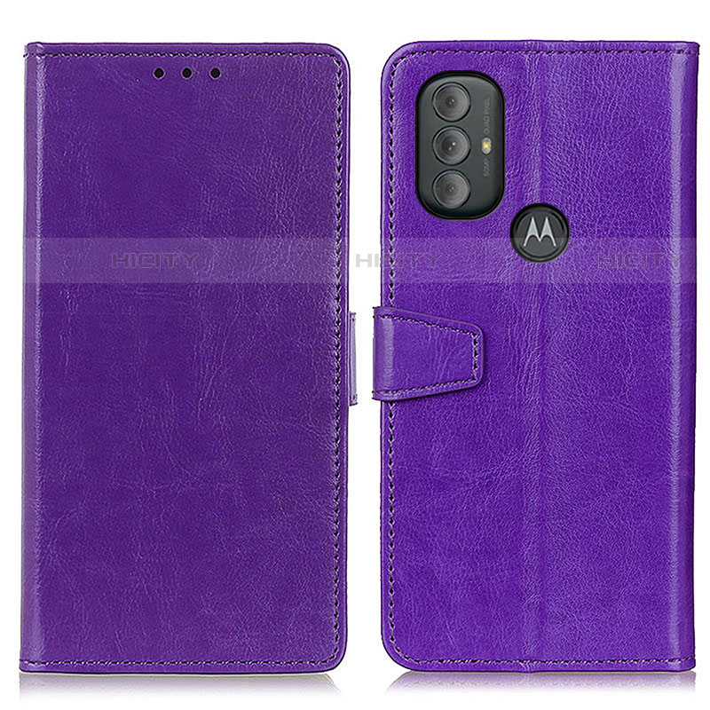 Handytasche Stand Schutzhülle Flip Leder Hülle A06D für Motorola Moto G Play Gen 2 Violett