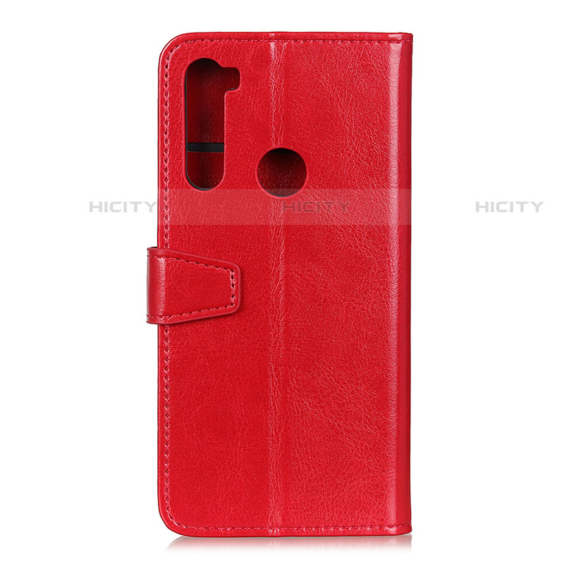 Handytasche Stand Schutzhülle Flip Leder Hülle A06D für Motorola Moto One Fusion Plus Rot