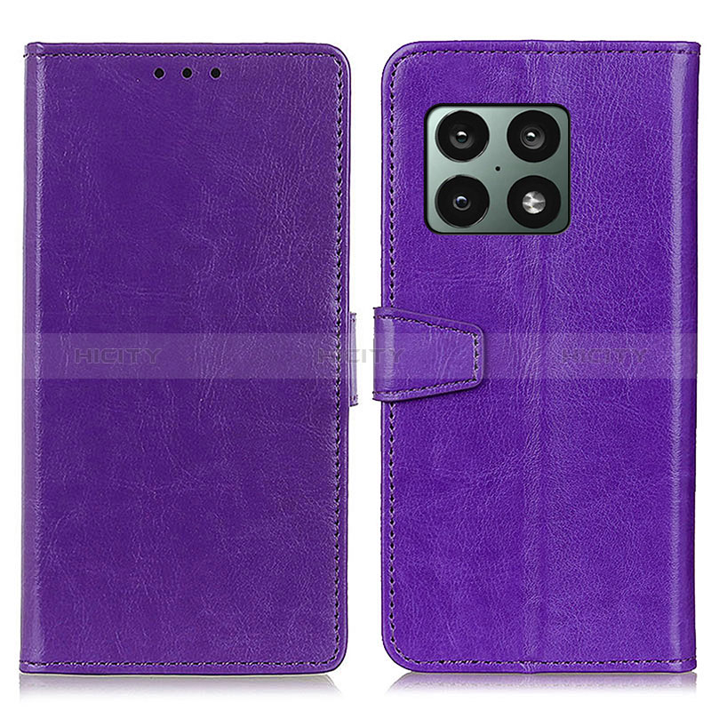 Handytasche Stand Schutzhülle Flip Leder Hülle A06D für OnePlus 10 Pro 5G Violett