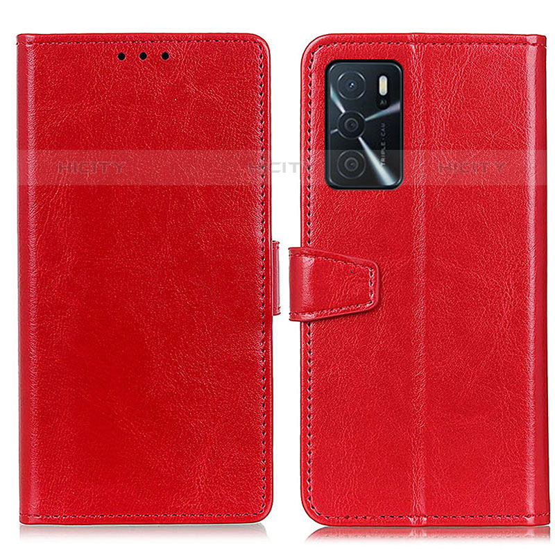 Handytasche Stand Schutzhülle Flip Leder Hülle A06D für Oppo A54s Rot