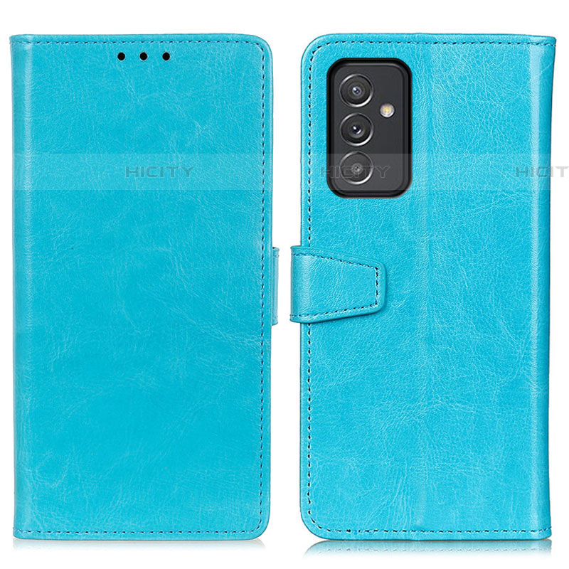 Handytasche Stand Schutzhülle Flip Leder Hülle A06D für Samsung Galaxy A05s Hellblau Plus