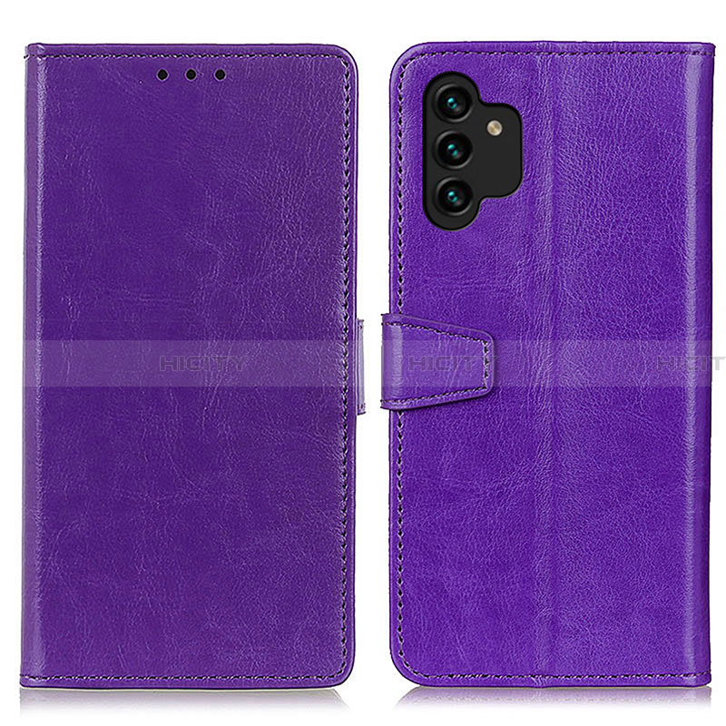 Handytasche Stand Schutzhülle Flip Leder Hülle A06D für Samsung Galaxy A13 4G Violett