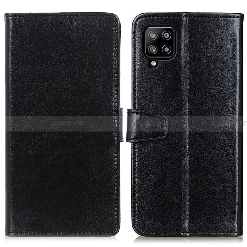 Handytasche Stand Schutzhülle Flip Leder Hülle A06D für Samsung Galaxy A22 4G Schwarz