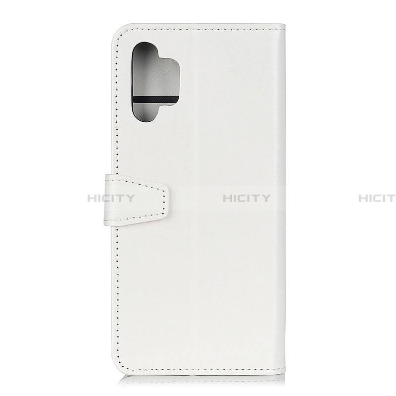 Handytasche Stand Schutzhülle Flip Leder Hülle A06D für Samsung Galaxy A32 5G Weiß Plus