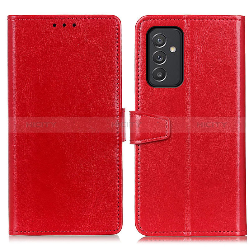 Handytasche Stand Schutzhülle Flip Leder Hülle A06D für Samsung Galaxy A35 5G Rot Plus