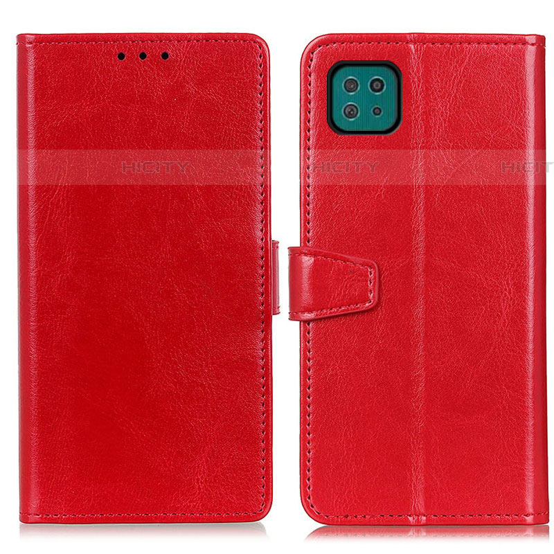 Handytasche Stand Schutzhülle Flip Leder Hülle A06D für Samsung Galaxy F42 5G Rot