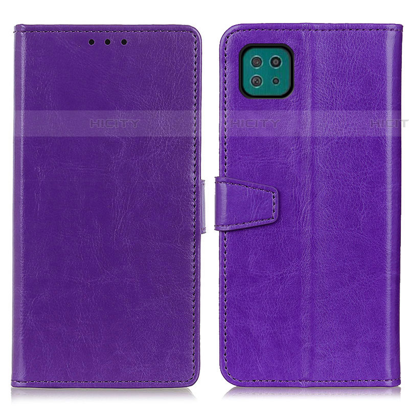 Handytasche Stand Schutzhülle Flip Leder Hülle A06D für Samsung Galaxy F42 5G Violett