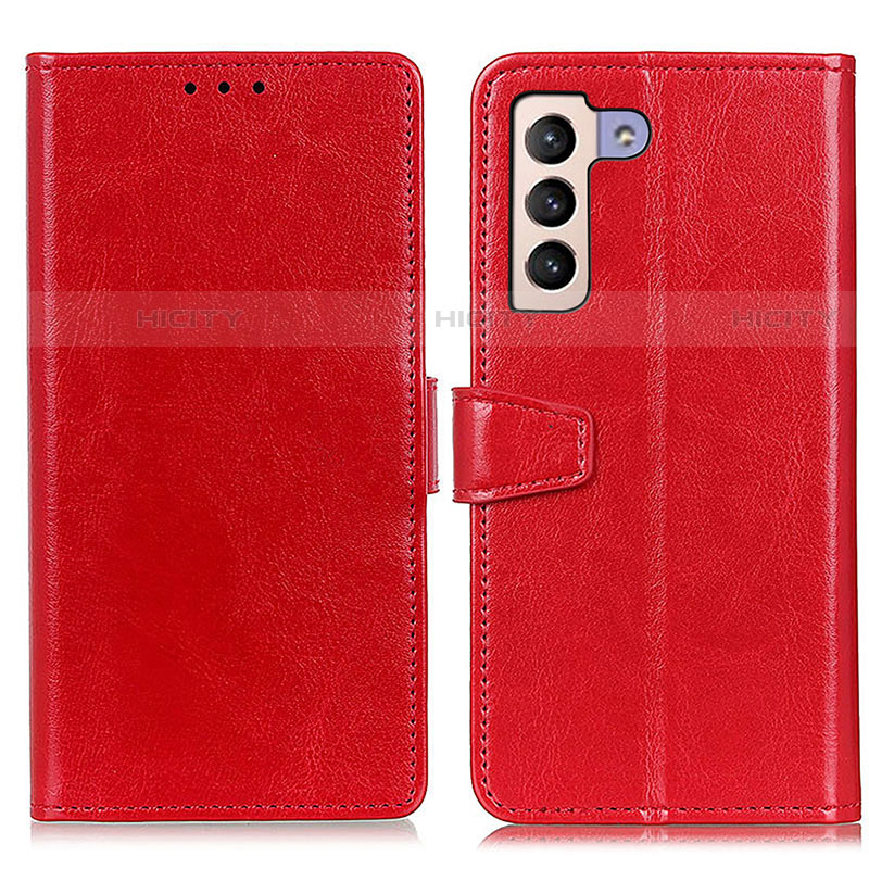 Handytasche Stand Schutzhülle Flip Leder Hülle A06D für Samsung Galaxy S21 5G Rot