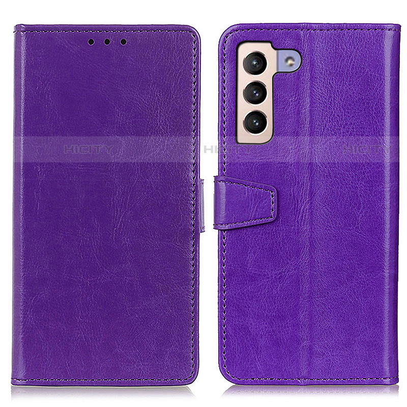 Handytasche Stand Schutzhülle Flip Leder Hülle A06D für Samsung Galaxy S21 5G Violett