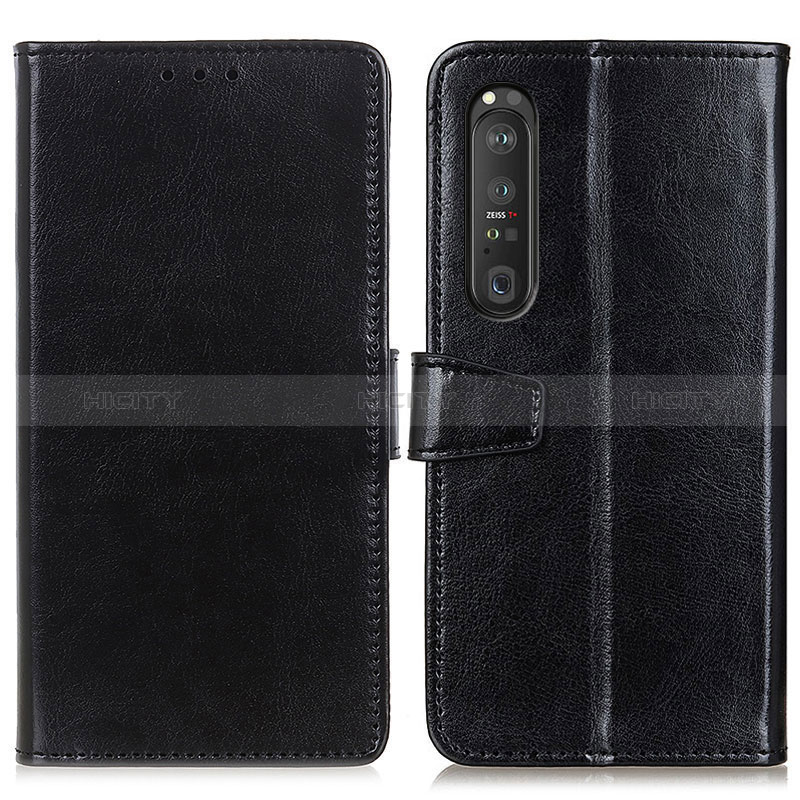 Handytasche Stand Schutzhülle Flip Leder Hülle A06D für Sony Xperia 1 III groß