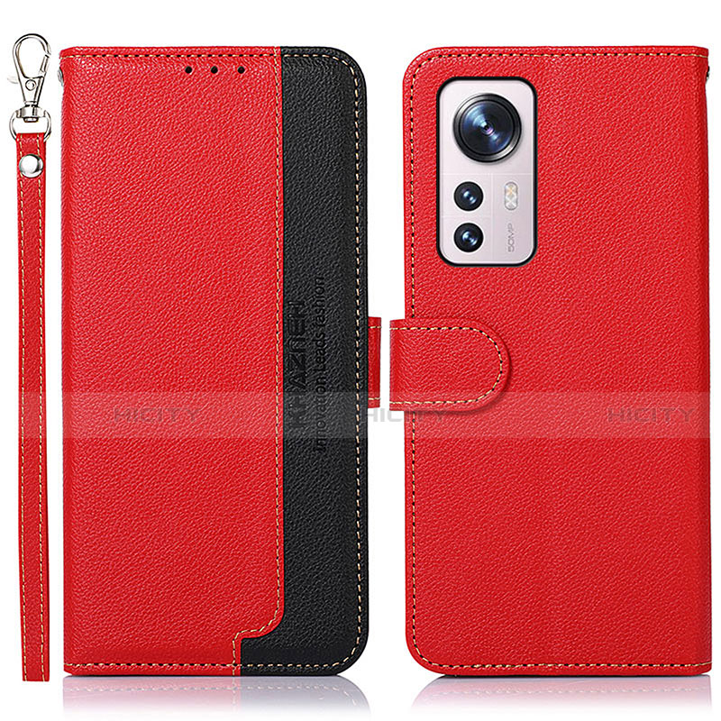 Handytasche Stand Schutzhülle Flip Leder Hülle A06D für Xiaomi Mi 12 5G Rot