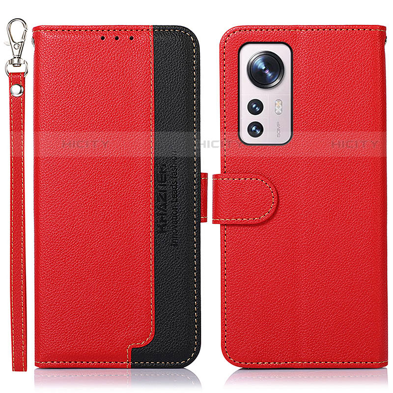 Handytasche Stand Schutzhülle Flip Leder Hülle A06D für Xiaomi Mi 12 Pro 5G Rot