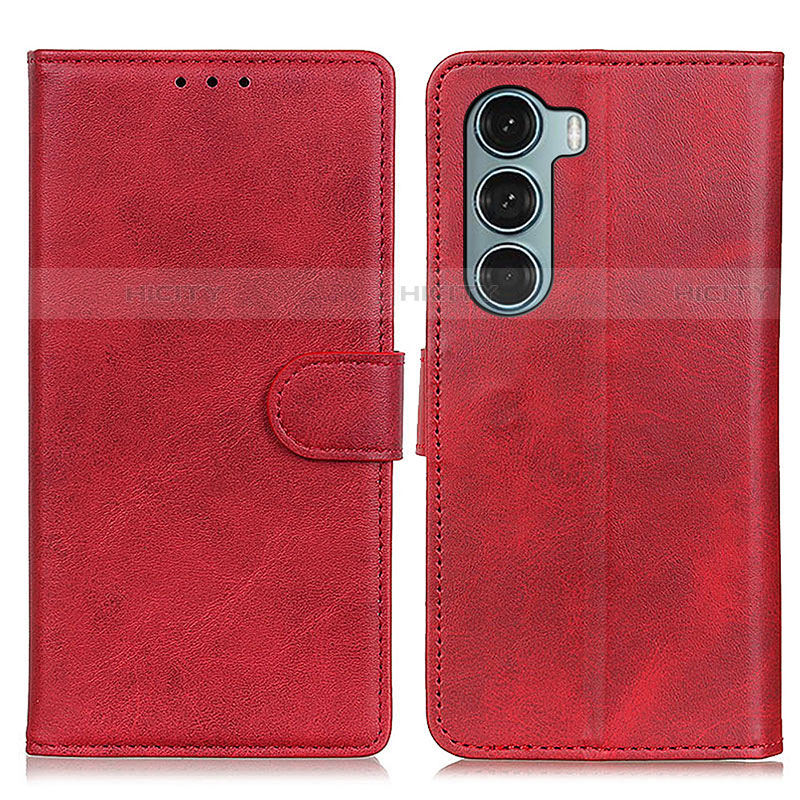 Handytasche Stand Schutzhülle Flip Leder Hülle A07D für Motorola Moto G200 5G Rot Plus