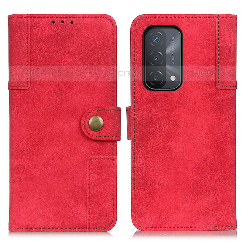 Handytasche Stand Schutzhülle Flip Leder Hülle A07D für OnePlus Nord N200 5G Rot