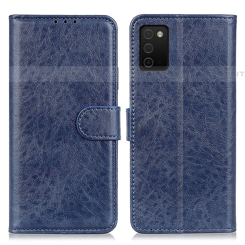 Handytasche Stand Schutzhülle Flip Leder Hülle A07D für Samsung Galaxy A03s Blau