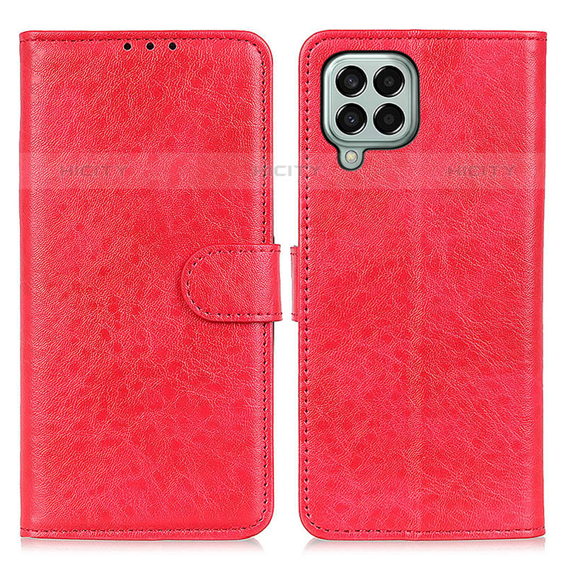 Handytasche Stand Schutzhülle Flip Leder Hülle A07D für Samsung Galaxy M33 5G Rot