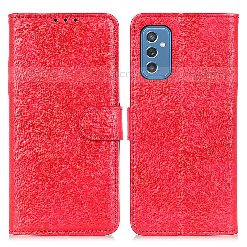 Handytasche Stand Schutzhülle Flip Leder Hülle A07D für Samsung Galaxy M52 5G Rot Plus