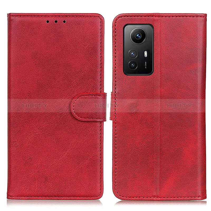 Handytasche Stand Schutzhülle Flip Leder Hülle A07D für Xiaomi Redmi Note 12S Rot Plus