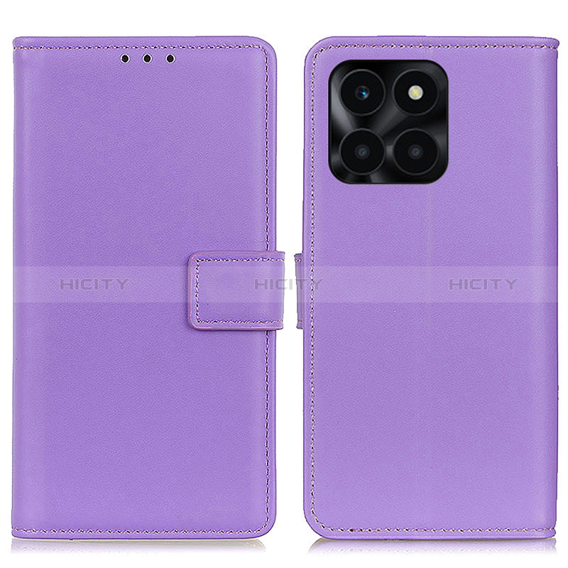 Handytasche Stand Schutzhülle Flip Leder Hülle A08D für Huawei Honor X6a Violett