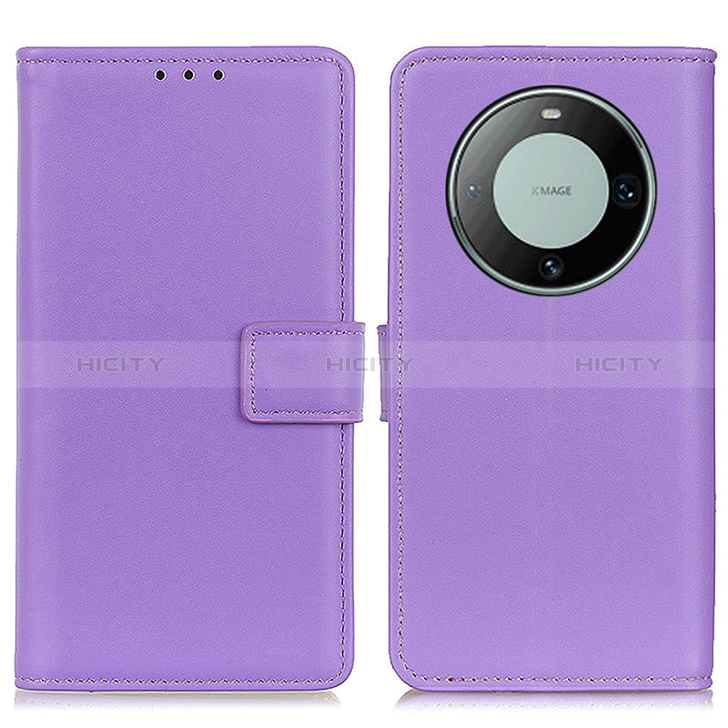 Handytasche Stand Schutzhülle Flip Leder Hülle A08D für Huawei Mate 60 Violett