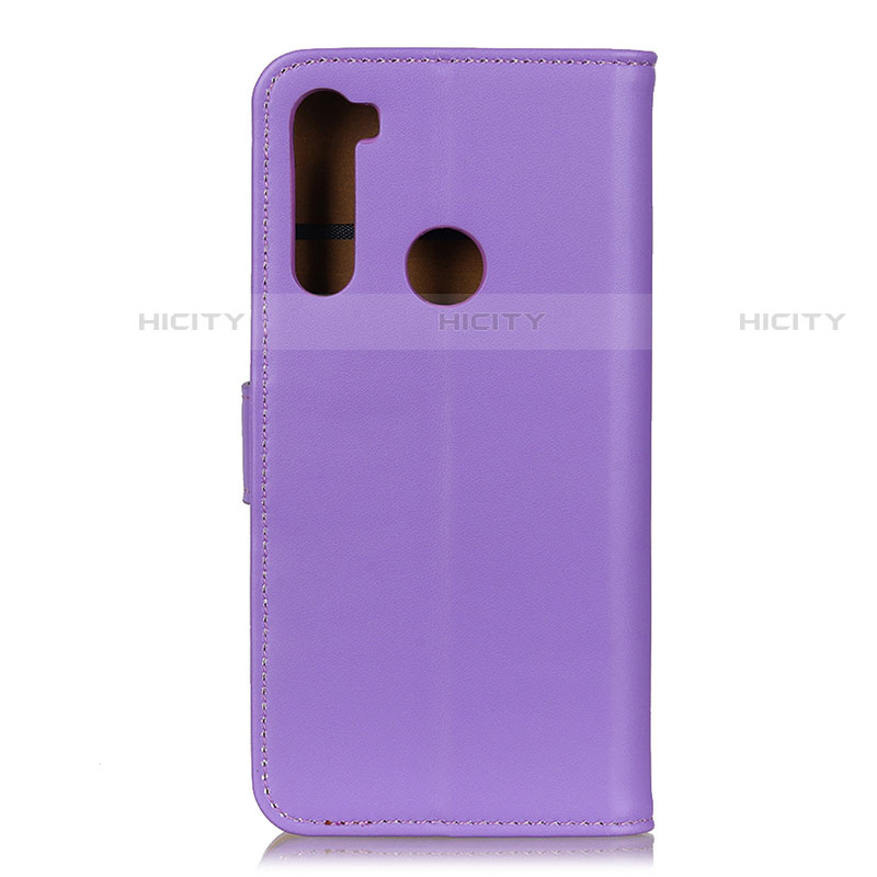 Handytasche Stand Schutzhülle Flip Leder Hülle A08D für Motorola Moto One Fusion Plus Violett