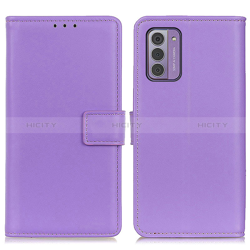 Handytasche Stand Schutzhülle Flip Leder Hülle A08D für Nokia G310 5G Violett