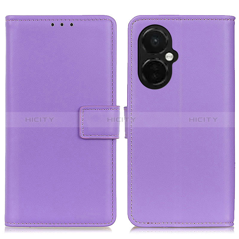 Handytasche Stand Schutzhülle Flip Leder Hülle A08D für OnePlus Nord CE 3 5G Violett Plus